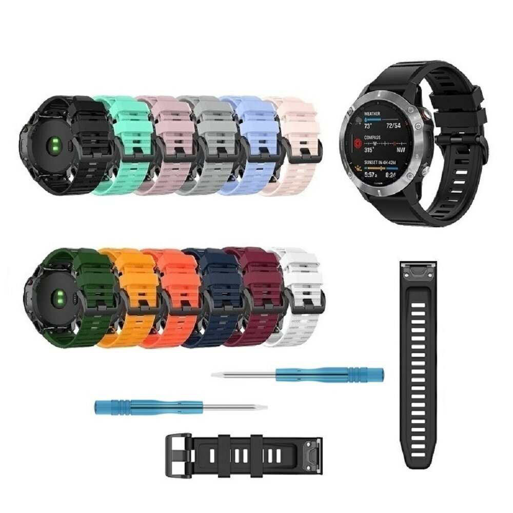 【矽膠錶帶】適用 Garmin Instinct E 3 45mm Solar AMOLED 快拆 錶帶寬度22mm