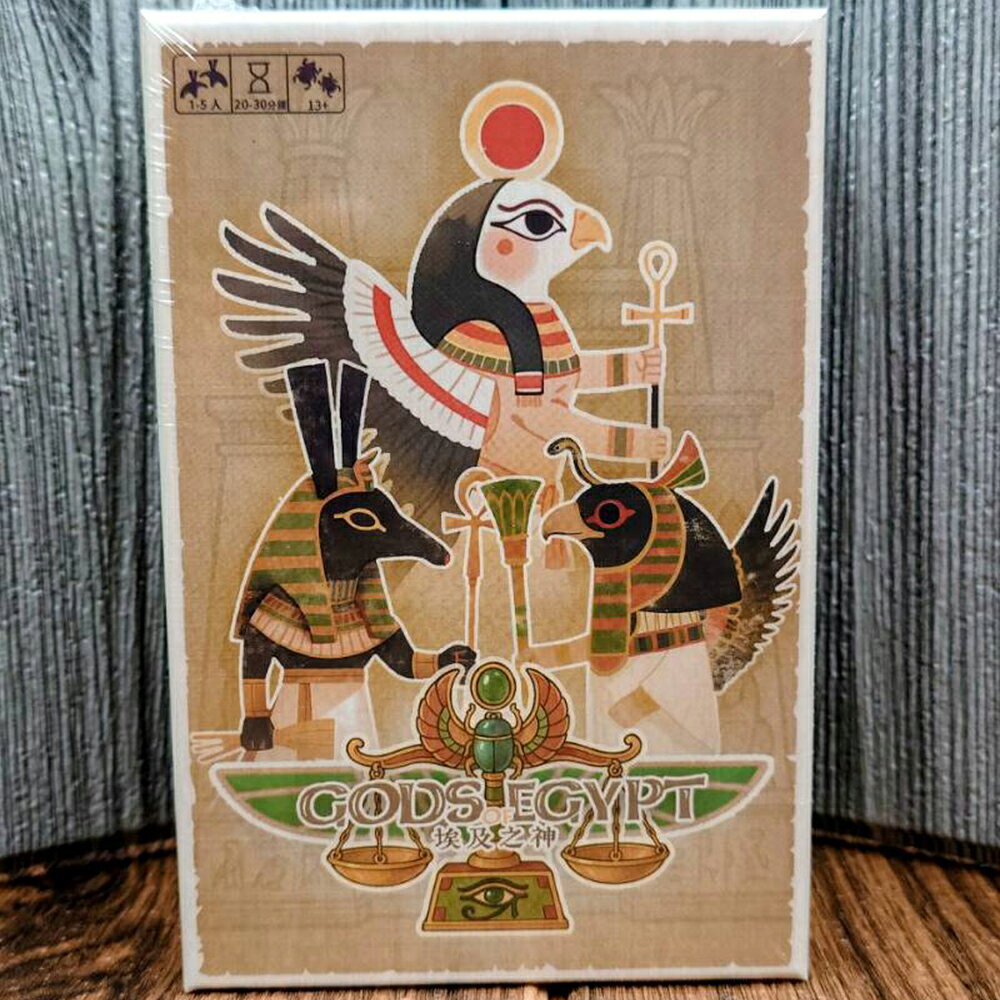 【桌遊侍】埃及之神《免運.再送充足牌套》正版實體店面快速出貨 策略遊戲.小盒桌遊.埃及.埃及之王.控牌佈局