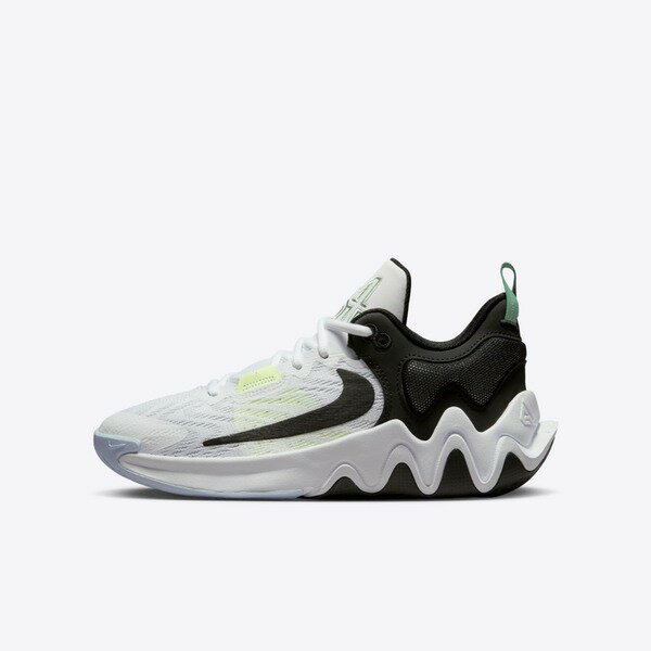 Nike Giannis Immortality 2 GS [DQ1943-101] 大童 籃球鞋 字母哥 倒勾 白黑綠