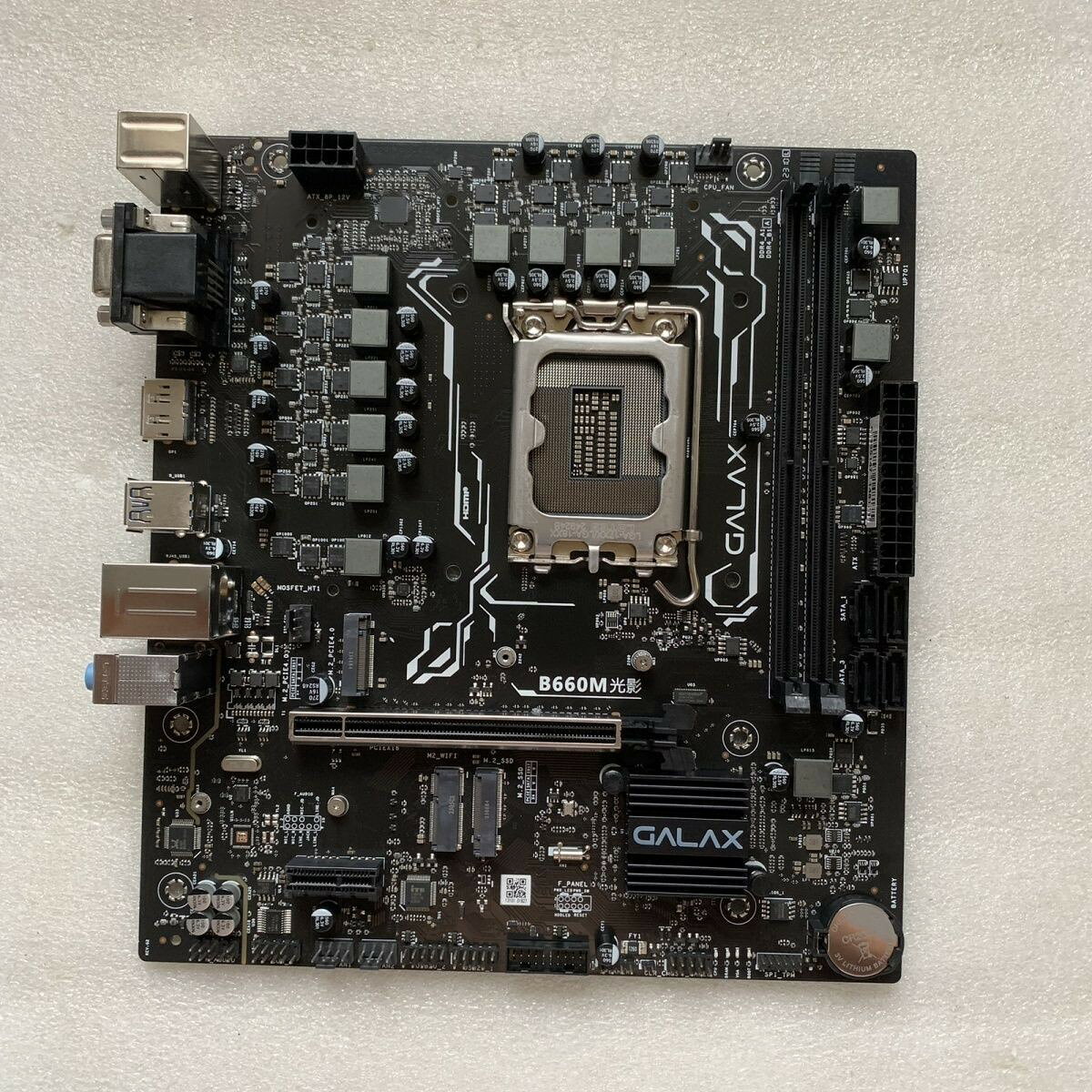 【台灣現貨】影馳H610M B660M 光影主機板 支援12代i5 12400 i3 12100 1700針腳 電腦組裝 高效能首選