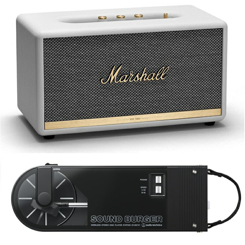 現貨可分期【黑膠套裝】Marshall Stanmore II + Sound Burger AT-SB727