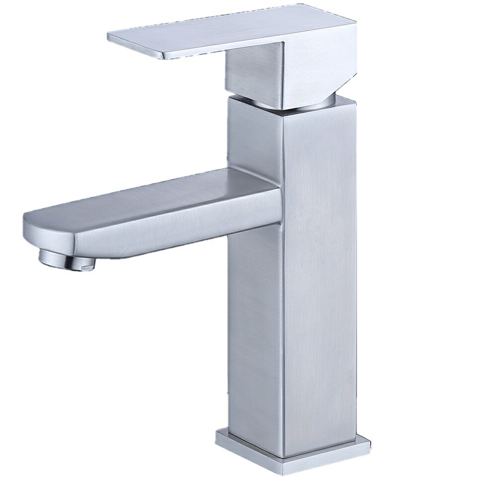 【黛琍居家】面盆水龍頭 SUS304不鏽鋼  抗菌防指紋 浴室面盆水龍頭 (30C-B128) 1