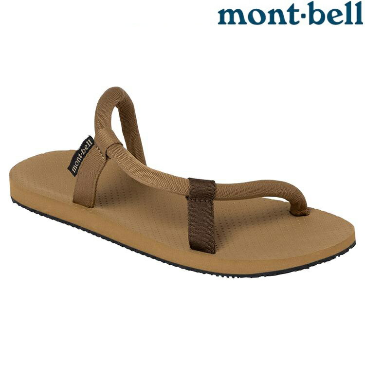Mont-Bell Sock-On Sandals 中性款 日系圓織帶休閒拖鞋 1129715 TN 黃褐