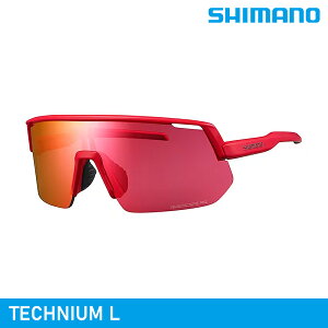 SHIMANO TECHNIUM L 太陽眼鏡 / 暗紅色 (RD+透明鏡片)