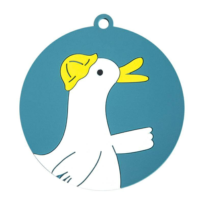 【黛琍居家】創意家用廚房杯墊 卡通矽膠防燙墊 餐桌隔熱墊 5