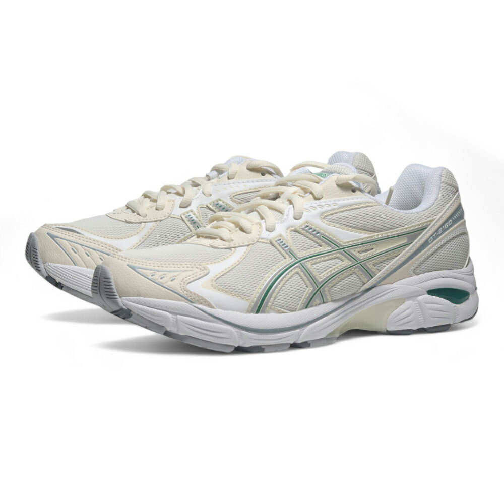 【滿千折百】ASICS 慢跑鞋 GT-2160 米白綠 復古 情侶鞋 男女 1203A320105