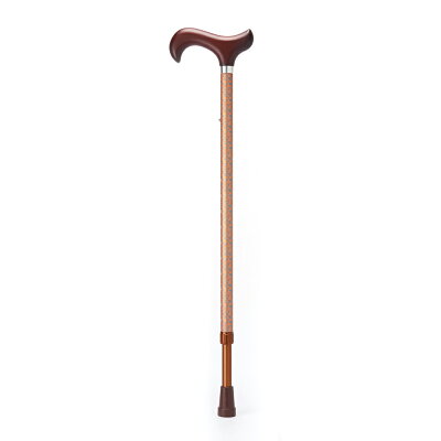 Merry Sticks 悅杖 夜間時尚反光手杖-橘灰幾何 (單支)_輔具【杏一】