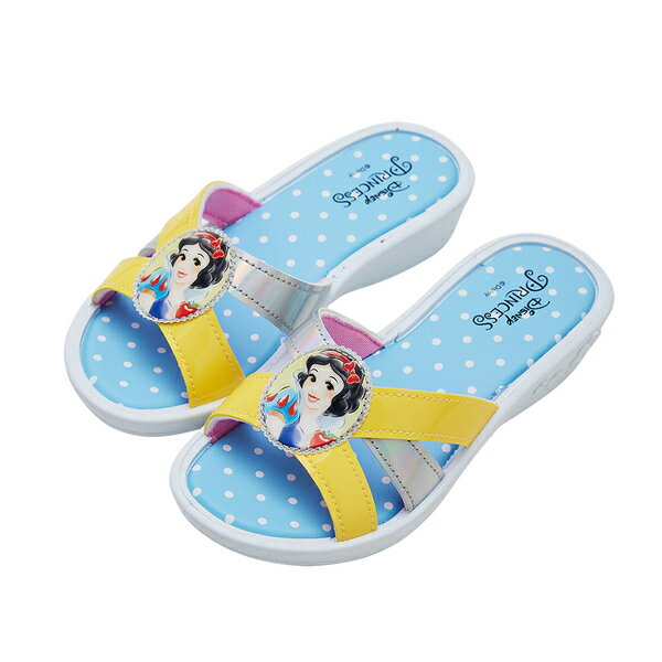 DISNEY迪士尼 公主系列-白雪公主 童款經典氣質拖鞋 [322112] 藍 MIT台灣製造【巷子屋】