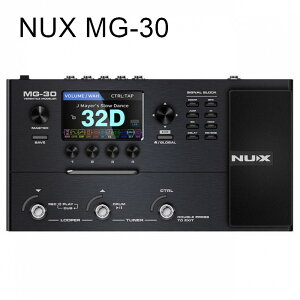 分期免運 NUX MG-30 電吉他 地板型 音箱模擬 綜合效果器 錄音介面【唐尼樂器】