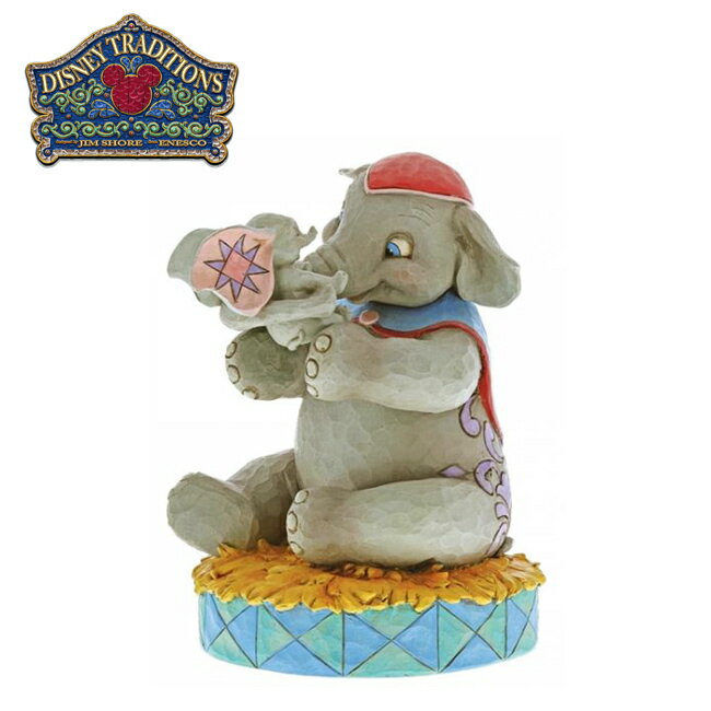 【正版授權】Enesco 小飛象 母親節 塑像 公仔 精品雕塑 Dumbo 迪士尼 Disney - 956079