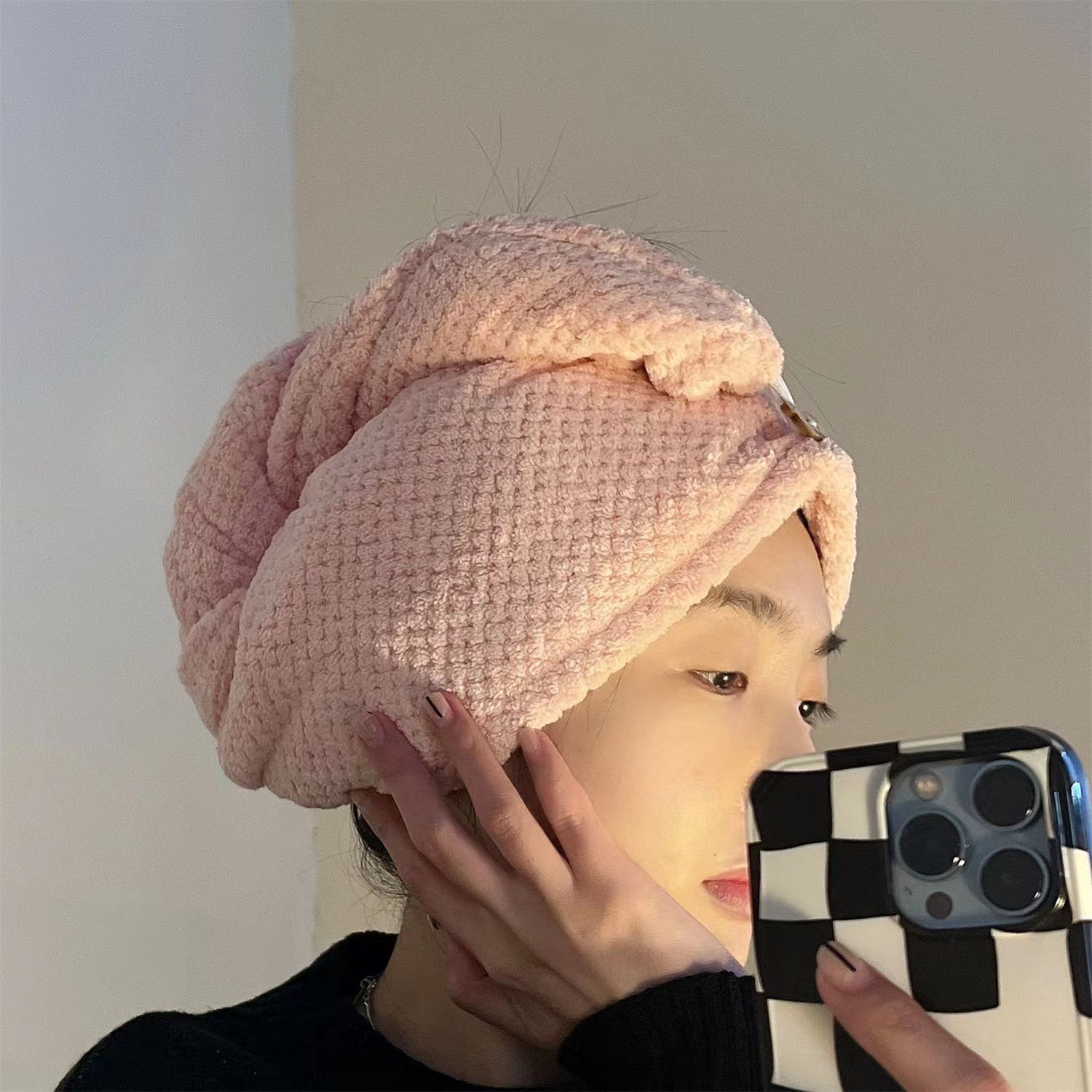 【臺灣公司 可打統編】加厚幹發帽女超強吸水速幹洗頭浴帽雙層包頭巾幹發帽子擦頭髮毛巾