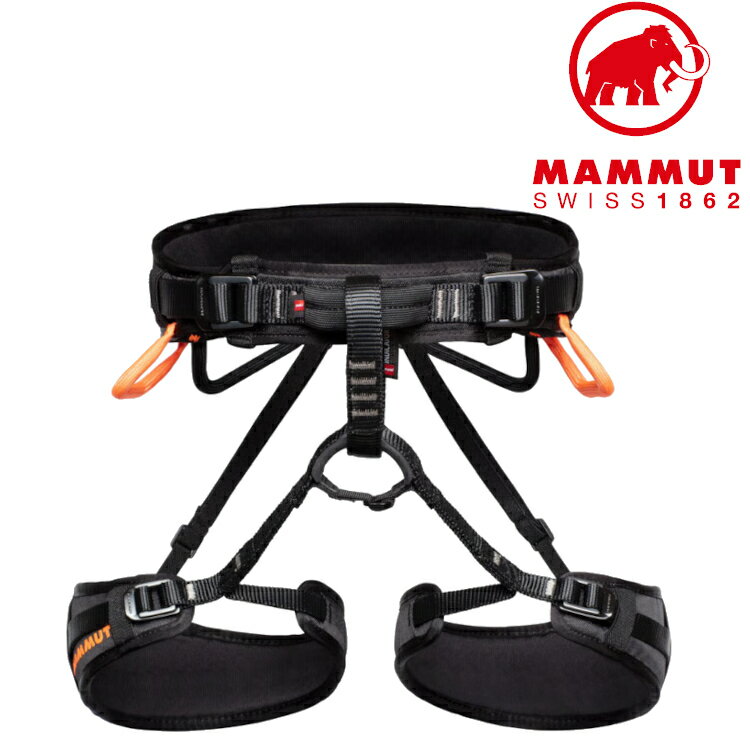 Mammut 長毛象 Ophir 4 Slide 安全吊帶 2020-00841 00430 黑/橘