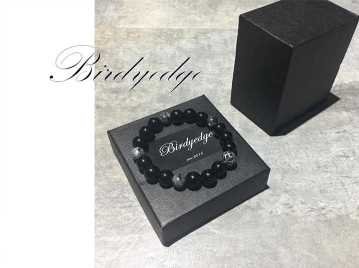 【Birdy Edge】經卓 用心 台灣品牌 工業 麻腦 天然混珠 大銀珠 設計  手飾 手環 手鐲 免運費 1