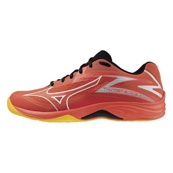 Mizuno Thunder Blade Z [V1GA237002] 男女 排球鞋 運動 訓練 止滑 緩震 橘紅 黑