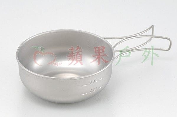 【【蘋果戶外】】文樑 ST-2006 200cc 鈦杯 鈦合金碗 鈦碗 另有 400cc 500cc 材質輕便 台灣製造