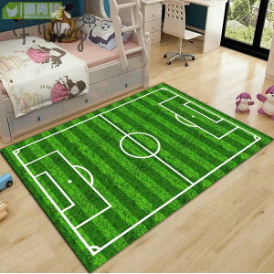 兒童遊戲地毯籃球場足球場地毯 客廳房間臥室床邊書桌地墊