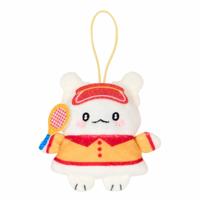 asdfkitty*三麗鷗 學校系列 小幽靈花丸 造型絨毛玩偶吊飾 掛飾 鑰匙圈-很大很顯眼-掛包包上或掛車上都好用-日本正版