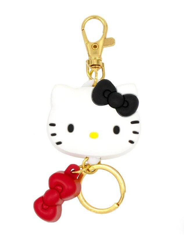 【震撼精品百貨】Hello Kitty 凱蒂貓~日本三麗鷗SANRIO Kitty伸縮鑰匙圈-COOL*14519