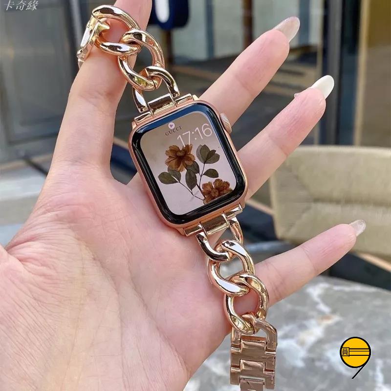 不鏽鋼金屬錶帶 蘋果手錶錶帶 Apple Watch 9 錶帶 8 7 6 5 4 SE 44mm 45mm 49mm