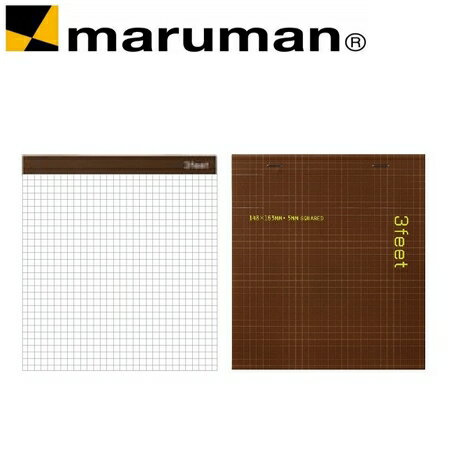 日本 maruman  N761 方型直式方格3feet 記事本 /本