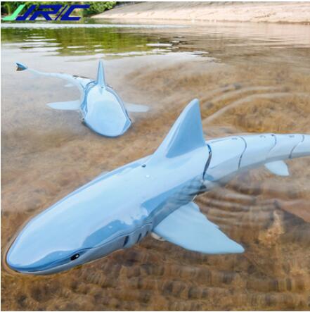 遙控鯊魚鱷魚兒童玩具船可下水網紅鯊魚玩具電動模擬男孩動物假魚 99購物節