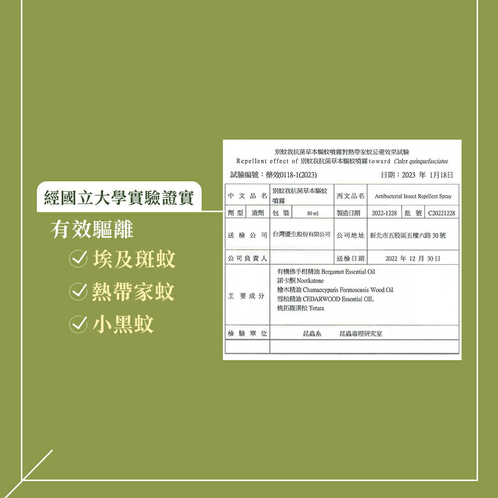 別蚊我 抗菌草本驅蚊噴霧 80ml 4
