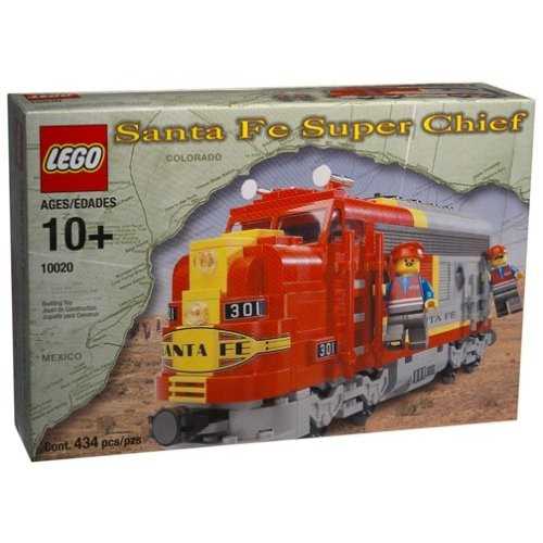LEGO 樂高 火車系列 Santa Fe Super Chief 聖塔非火車頭 10020