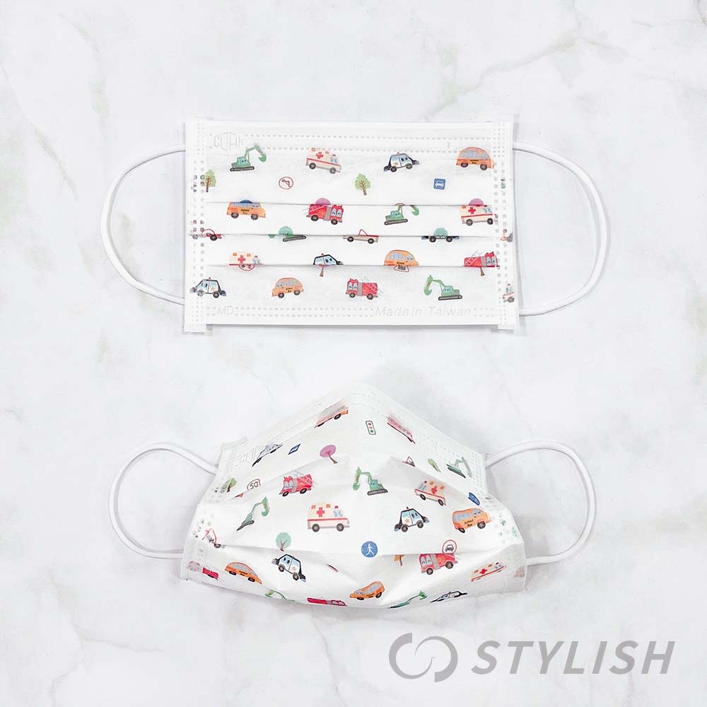 【STYLISH史戴利】BuBu總動員 機能運動MIT&MD雙鋼印兒童醫療口罩30入/盒