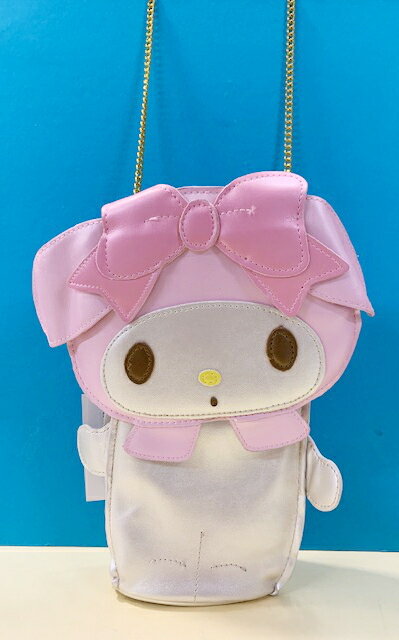 【震撼精品百貨】My Melody 美樂蒂 三麗鷗美樂蒂MELODY 造型側背袋-粉大頭#36595 震撼日式精品百貨