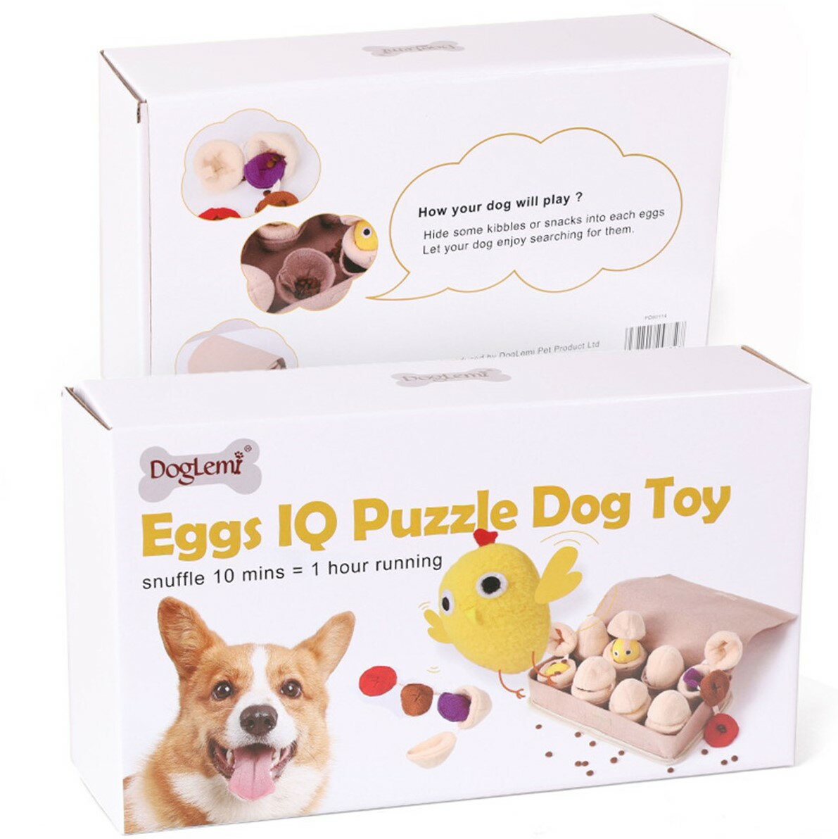 DogLemi多樂米 雞蛋盒嗅聞玩具 漏食玩具 狗狗玩具 狗玩具 寵物玩具 益智玩具 嗅聞玩具 藏食玩具 7