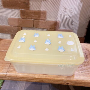 真愛日本 龍貓抗菌保鮮盒 龍貓保鮮盒 龍貓保存保鮮盒 600ml 龍貓黃 保鮮盒 水果盒 沙拉盒 餐盒