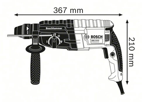 德國BOSCH 博世 GBH 2-24DRE強勁790W 三用/四溝 免出力 鎚鑽 槌鑽 電鑽 原廠保固一年 1