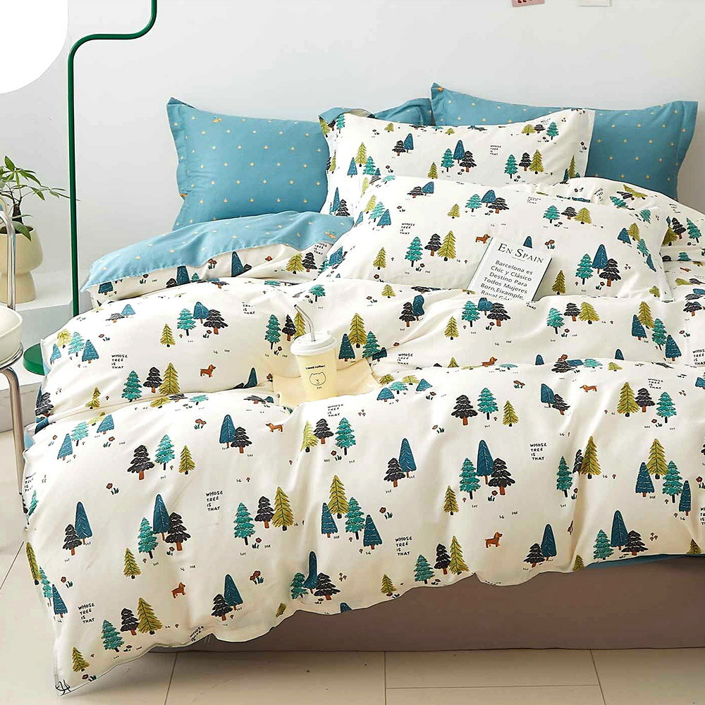 被套-單人/雙人 / 精梳純棉 / 杉林尋奇 台灣製 1