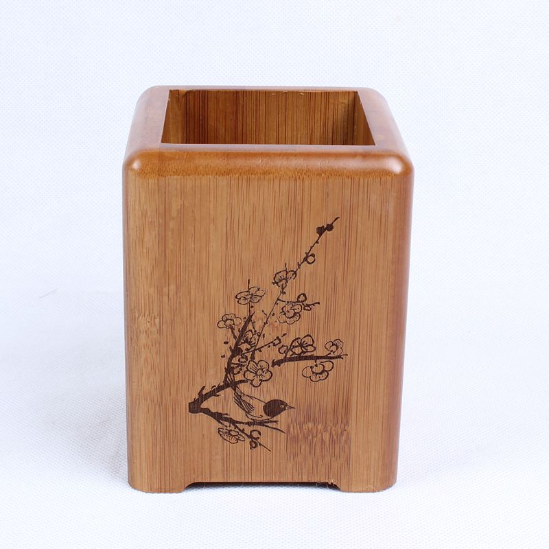 筆筒竹木筆筒竹竹木創意時尚禮品高檔工藝多功能筆筒| 協貿國際日用品