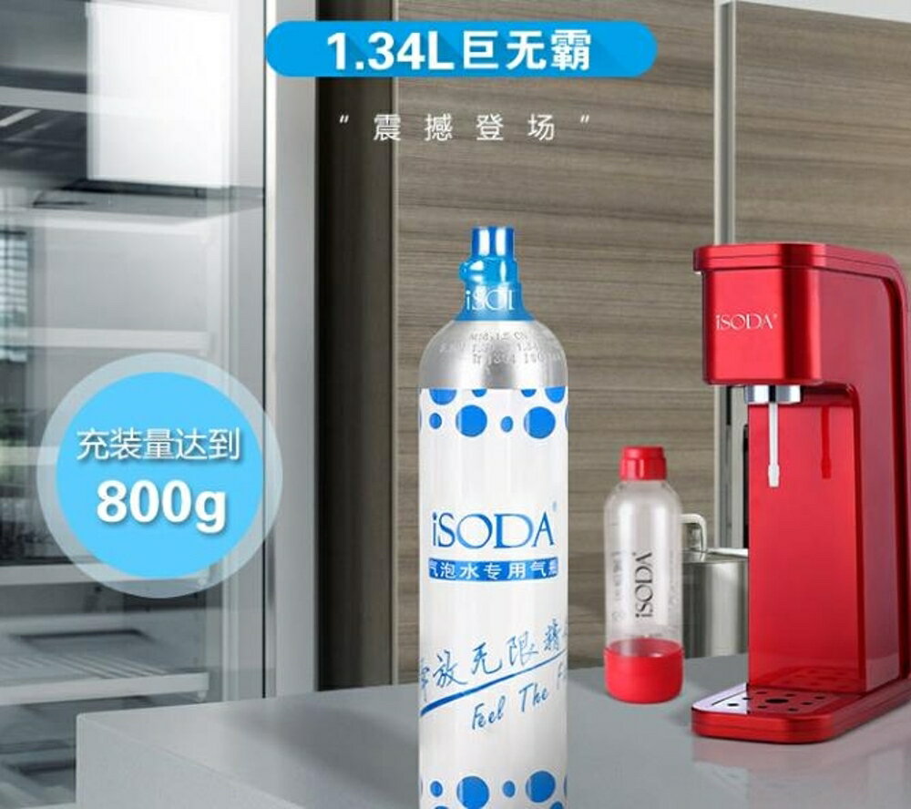 美國iSODA/愛蘇打氣泡機奶茶店商用氣泡水機蘇打水機家用飲料機器 MKS薇薇