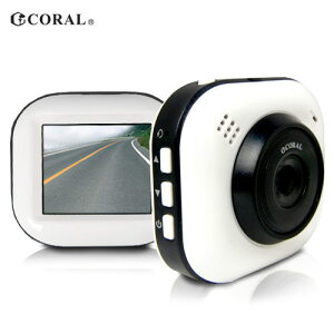CORAL DVR628P 1.8吋小巧時尚造型 FHD 1080P 熊貓眼行車紀錄器 配備停車監[富廉網] (無附記憶卡)