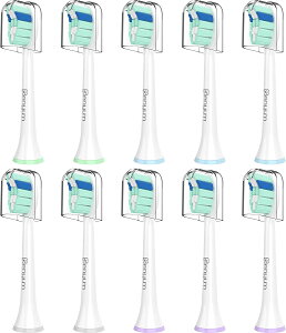 【日本代購-現貨】飛利浦Sonicare電動牙刷替換刷頭 10件裝 美白牙齒