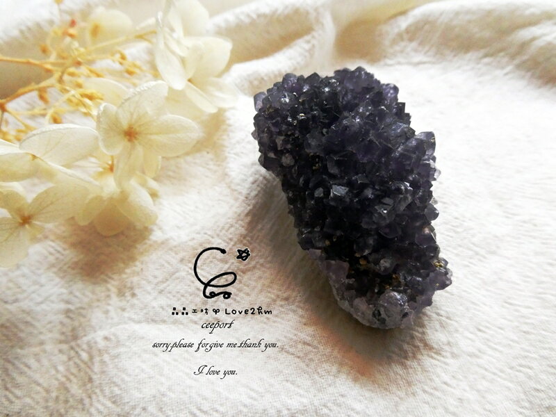 紫晶簇 水晶飾品 晶晶工坊-love2hm 3658