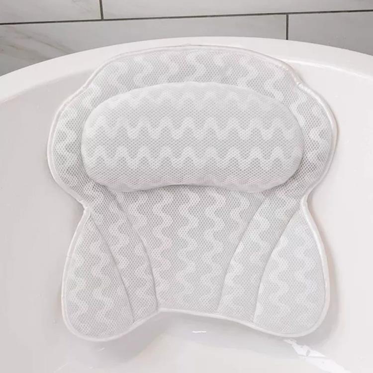 熱銷新品~浴缸枕頭防滑墊泡澡用品靠墊靠枕背墊泡澡頭枕洗澡頭靠按摩枕浴枕 雙11全館免運