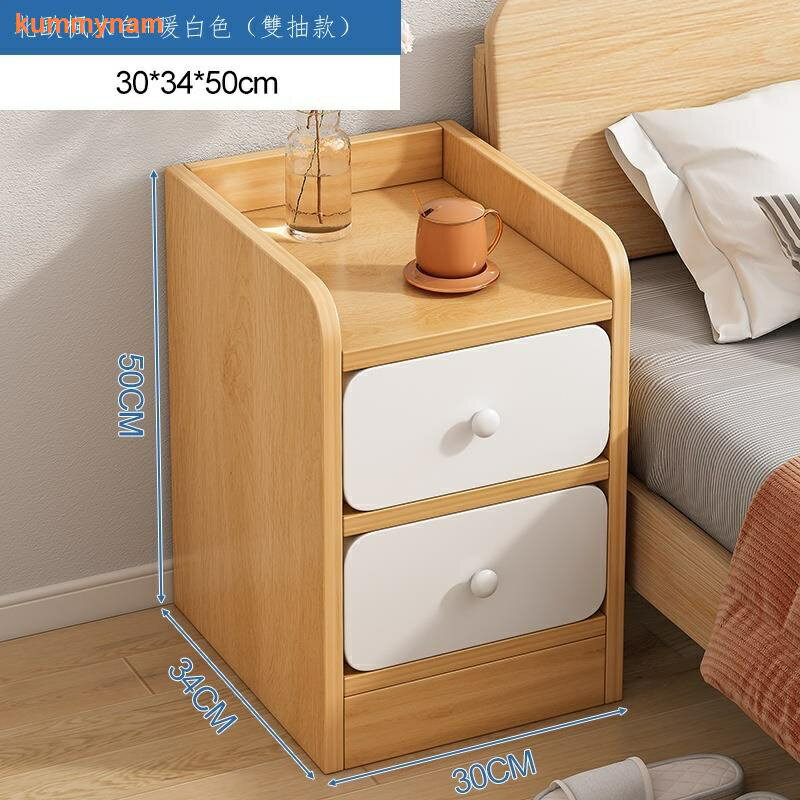 小型床頭柜簡約現代簡易置物架邊柜出租房用超窄夾縫收納儲物柜子