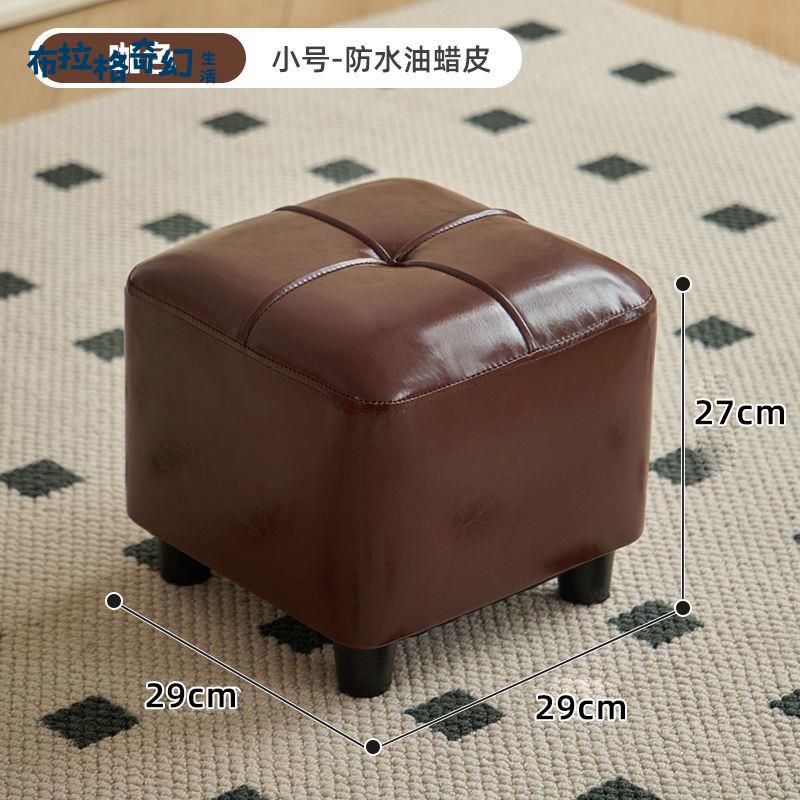 冬季家用實木 小凳子 入門換鞋凳 茶幾客廳 成人矮凳 簡約創意凳 小板凳[PP0514063]