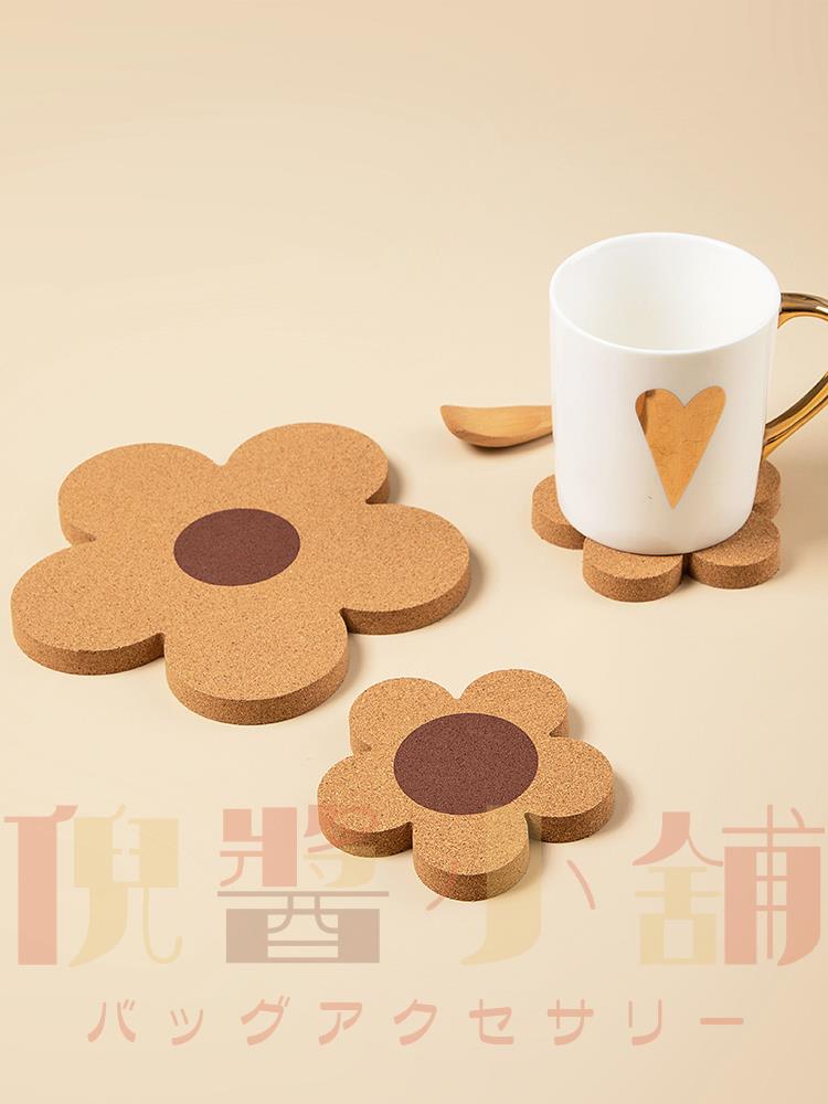 IG風 北歐軟木隔熱墊 餐桌墊 鍋墊 碗墊 杯墊 防燙菜盤墊【倪醬小鋪】