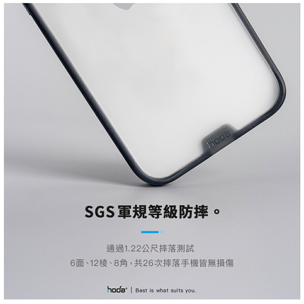 hoda 柔石 軍規 霧透 磨砂 半透明 手機殼 防摔殼 保護殼 適用 iPhone 15 Plus pro Max 3