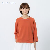a la sha 爬網造型舒適長袖T a la sha 爬網造型舒適長袖T