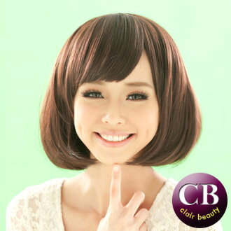 ☆雙兒網☆【201AE】口愛瀏海BOB0短假髮-咖啡色