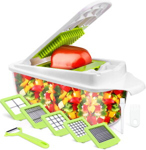 [4美國直購] Sedhoom 5合1 水果蔬菜切丁器 洋蔥蔬菜切碎器 切片器 切菜器 22x13x9cm