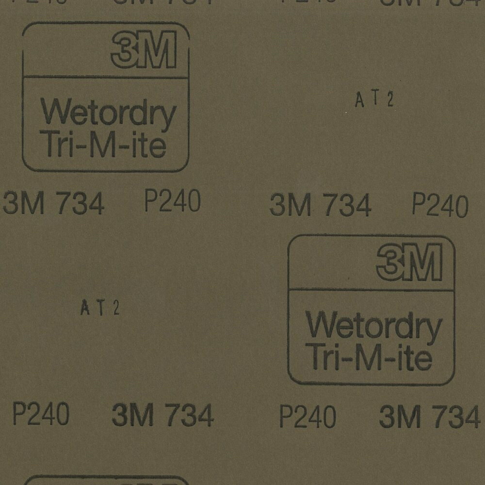 3M高耐磨乾濕雙用砂紙-240號-5張
