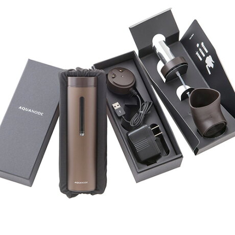 Aquanode 日本代購 水素水生成器氫氣發生器手持式 棕 綠野春風百貨場 Rakuten樂天市場