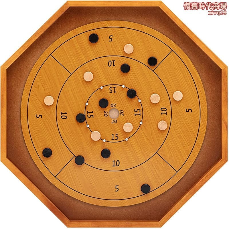 48H出貨【可刷卡】新品加拿大桌面遊戲Crokinole錦標賽棋盤遊戲木製加拿大棋盤