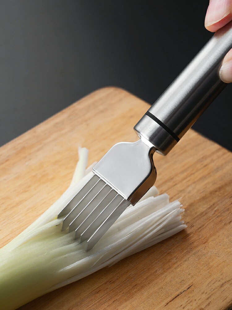 家用不銹鋼切蔥神器切蔥絲切蔥花小工具廚房切絲刀蔥絲刀